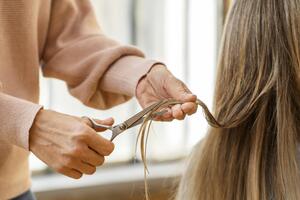 Getting regular haircuts is important for hair care